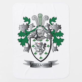 Gallagher Coat of Arms Receiving Blanket