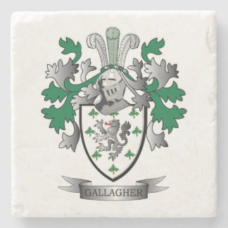 Gallagher Coat of Arms Stone Coaster