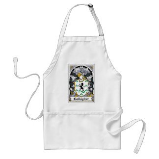 Gallagher Family Crest Adult Apron