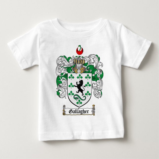 GALLAGHER FAMILY CREST -  GALLAGHER COAT OF ARMS BABY T-Shirt (Front)