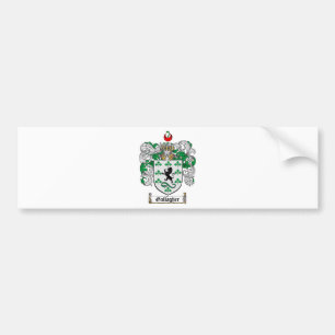 GALLAGHER FAMILY CREST - GALLAGHER COAT OF ARMS BUMPER STICKER