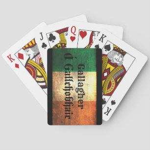 Gallagher Irish Flag Poker Cards