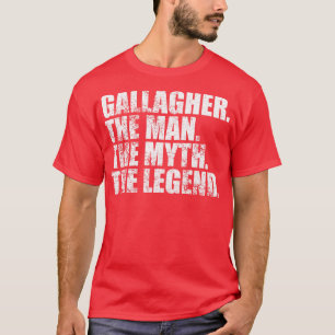 GallagherGallagher Family name Gallagher last Name T-Shirt