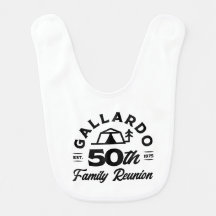 Gallardo 50th Anniversary Family Reunion Bib