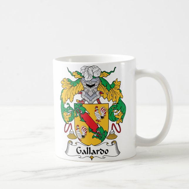 Gallardo Family Crest Coffee Mug (Right)