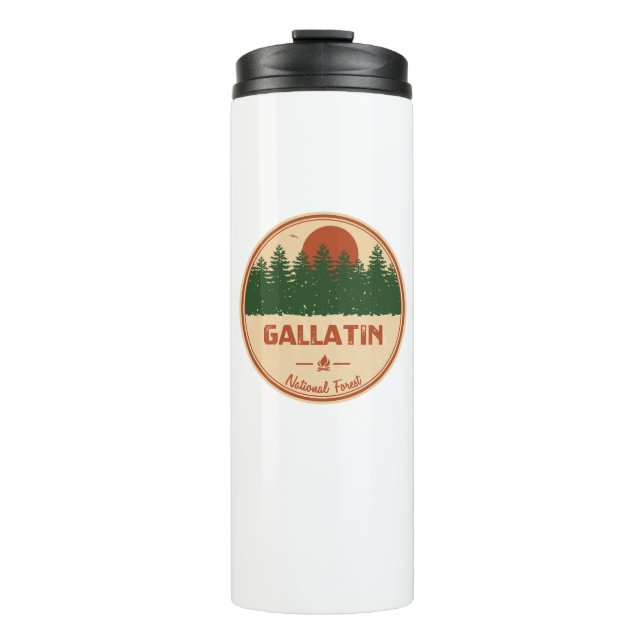 Gallatin National Forest Thermal Tumbler (Front)