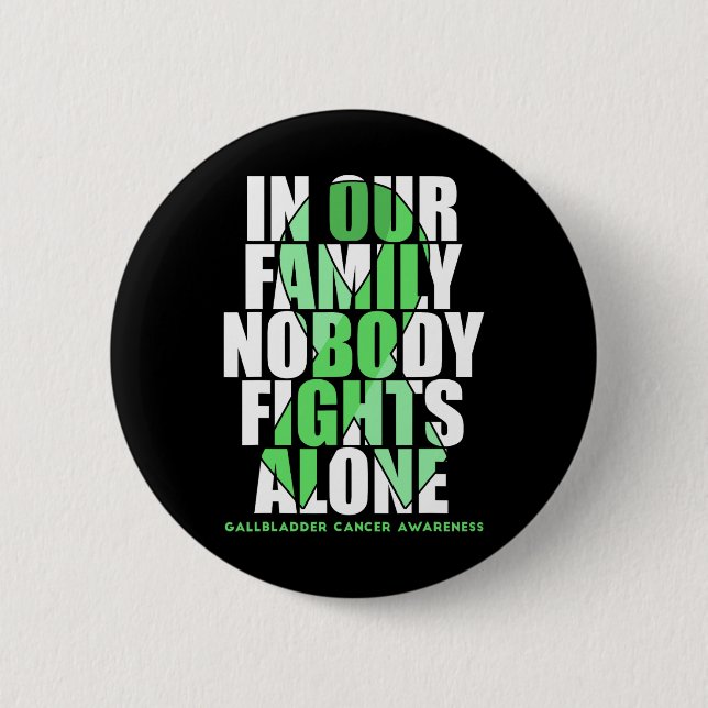 Gallbladder And Bile Duct Cancer Awareness Support Button (Front)