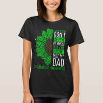 Gallbladder Awareness Ribbon Dad Warrior T-Shirt