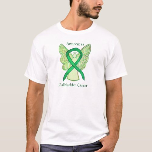 Gallbladder Cancer Awareness Ribbon Angel Shirt