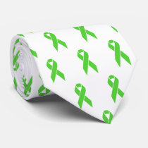Gallbladder Cancer Awareness Support Ribbon Neck Tie