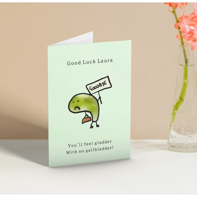 Gallbladder Removal Good Luck Card (Creator Uploaded)
