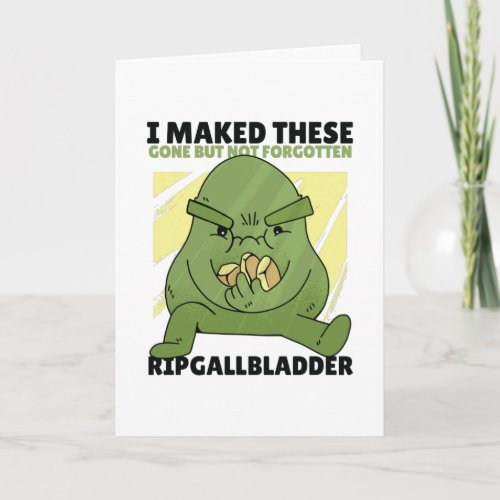 Gallbladder stones card