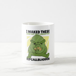 Gallbladder stones coffee mug