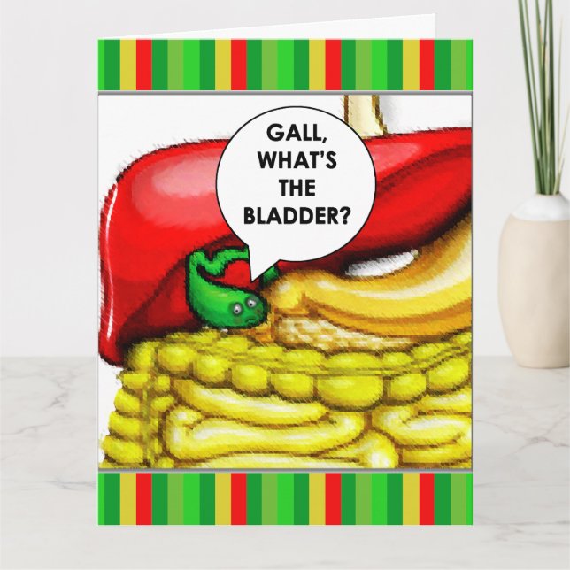 Gallbladder Surgery Get Well Card (Front)