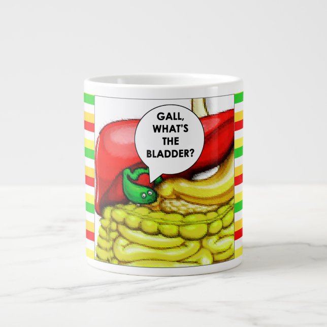 Gallbladder Surgery Giant Coffee Mug (Front)