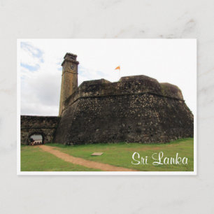 galle fort tower postcard