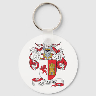 Gallego Family Crest Keychain