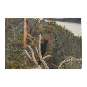 Gallen-Kallela - Great Black Woodpecker 1894 Placemat