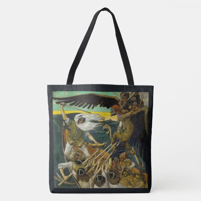 Gallen-Kallela’s “Defense” art bags (Front)