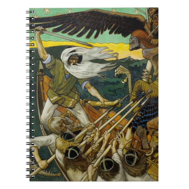 Gallen-Kallela’s “Defense” notebook (Front)