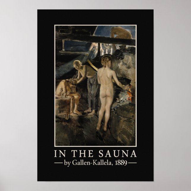 Gallen-Kallela’s Sauna poster (Front)