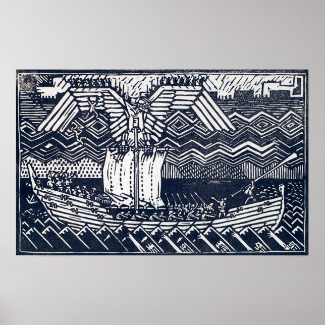 Gallen-Kallela - Sampolava, Koru-Kalevala Poster (Front)