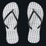 Galleria of Art.com - Flip Flops Slim Strap Unisex<br><div class="desc">You can add your own designs, logos and/or photos. Do it yourself and save money! TO CUSTOMIZE: To change design, style or shape, click on "CUSTOMIZE IT", after your are done with your design, select quantity then click on "ADD TO CART" to purchase. TO PURCHASE: -Select Size. (if option available)...</div>