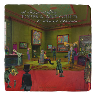 Gallery Collage for Topeka Art Guild Trivet