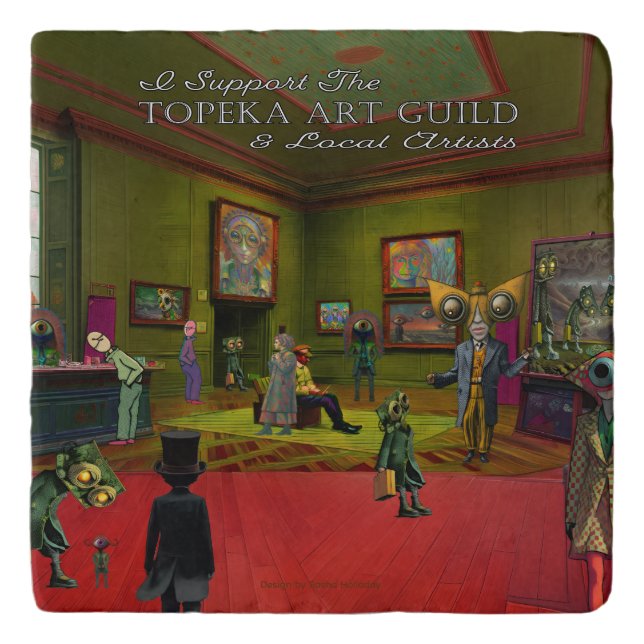 Gallery Collage for Topeka Art Guild Trivet (Front)