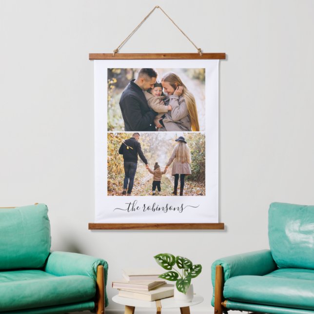 Gallery of 2 Personalized Photo Hanging Tapestry (Living Room)
