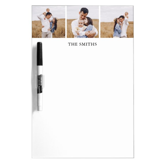 Gallery of 3 Personalized Photo Dry Erase Board (Front)