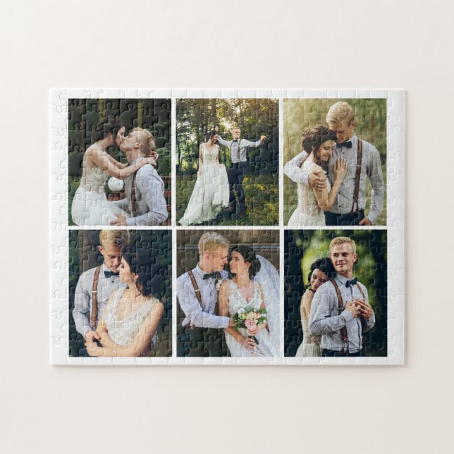 Gallery of 6 Personalized Photo Jigsaw Puzzle (Horizontal)