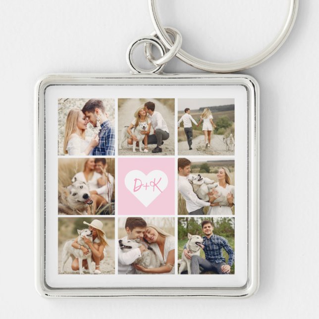 Gallery of 8 Personalized Photo Keychain (Front)