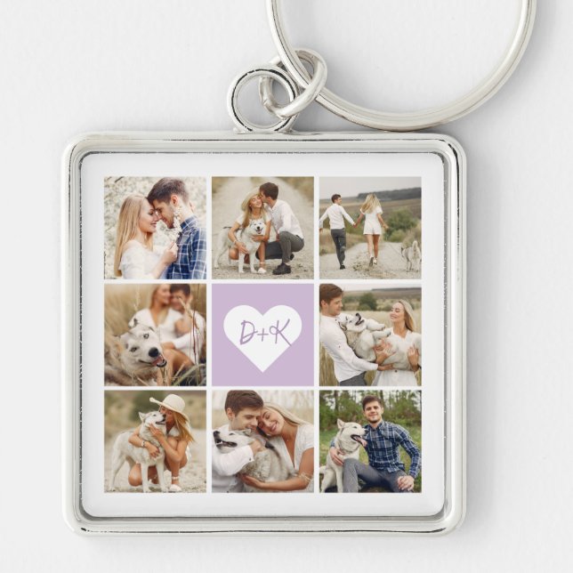 Gallery of 8 Personalized Photo Keychain (Front)