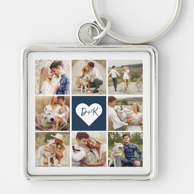 Gallery of 8 Personalized Photo Keychain (Front)