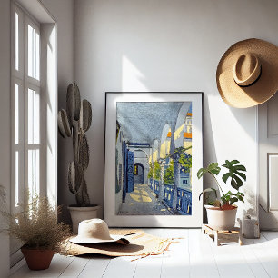 Gallery of a Moroccan Riad Georges Gaudion Poster