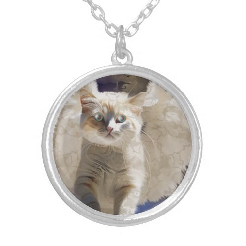 Gallery of Cats Volume 01a _ No02 Silver Plated Necklace