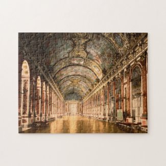 Gallery of Mirrors, Versailles France Jigsaw Puzzle