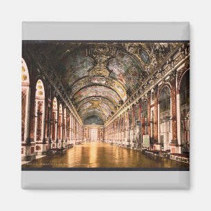 Gallery of Mirrors, Versailles, France vintage Pho Magnet