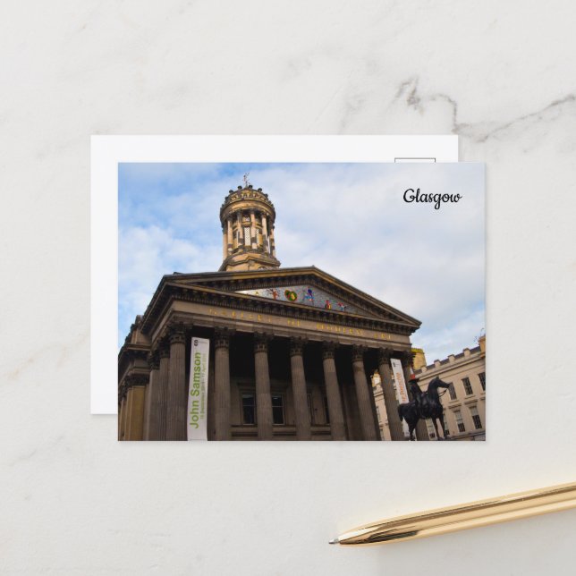 Gallery of Modern Art, Glasgow Postcard (Front/Back In Situ)