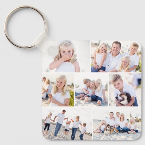 Gallery Of Seven Custom Color Photo Keychain