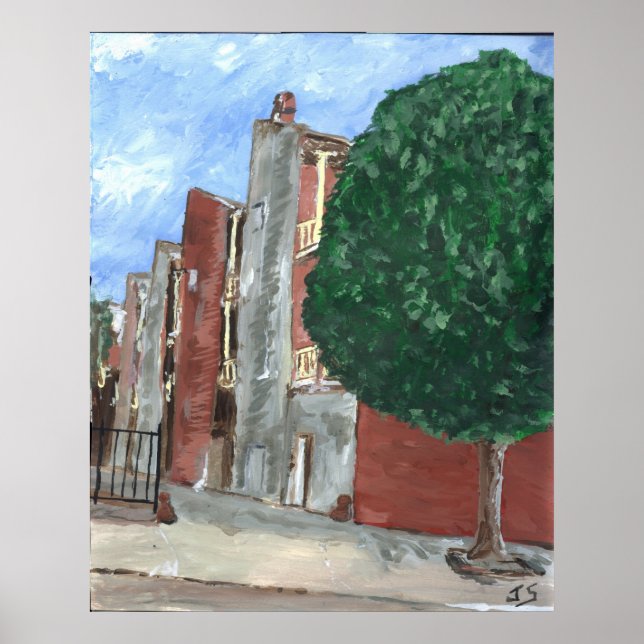 Gallery Row at Camp St and Julia, Poster (Front)