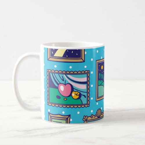 Gallery Wall Diverse Picture Collection Coffee Mug