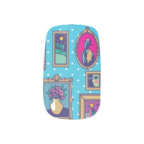 Gallery Wall Diverse Picture Collection Minx Nail Art