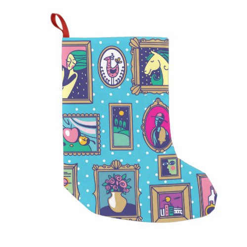 Gallery Wall Diverse Picture Collection Small Christmas Stocking