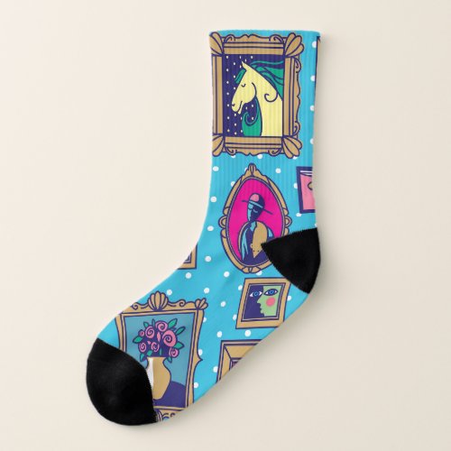 Gallery Wall Diverse Picture Collection Socks