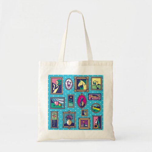 Gallery Wall Diverse Picture Collection Tote Bag
