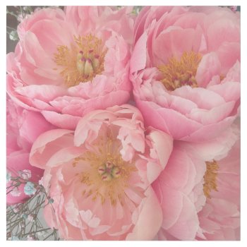 Gallery Wrap | Peonies I (24"x24") by mistyqe at Zazzle