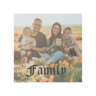 Gallery wrap wood art