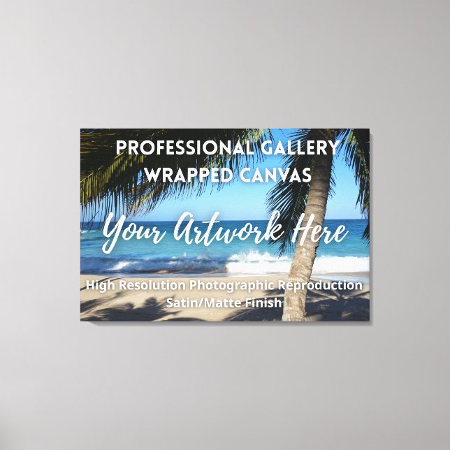 Gallery Wrapped Canvas - High Res - Satin/Matte Print (Front)